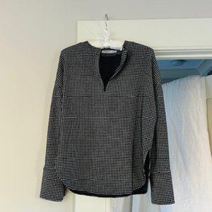 M.M.LAFLEUR Tully Top - Stretch Houndstooth